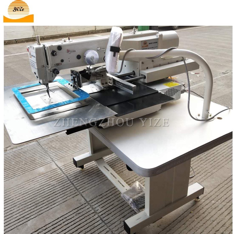 industrial electronic programmable computer pattern sewing machine for shoe bags clothes pattern making machine