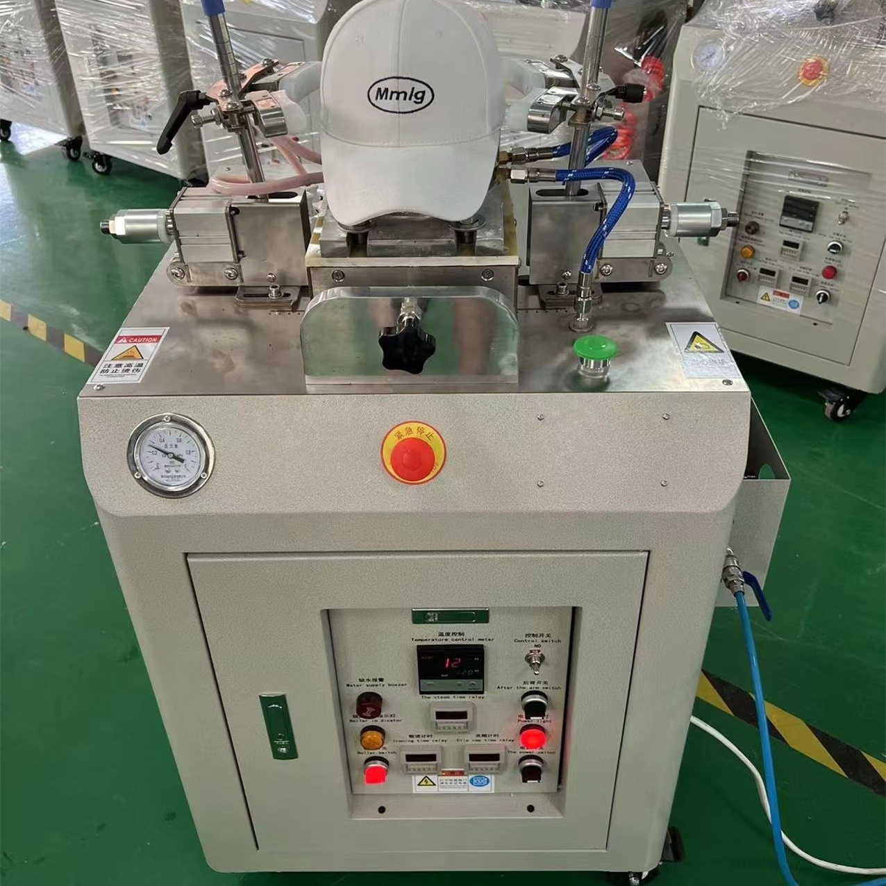 industrial automatic metal cap making machine hat cap ironing machine single/double mould cap ironing machine single head