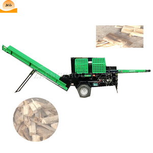 14ton 22ton 40 ton mobile firewood processing machine super split screw log splitter for sale