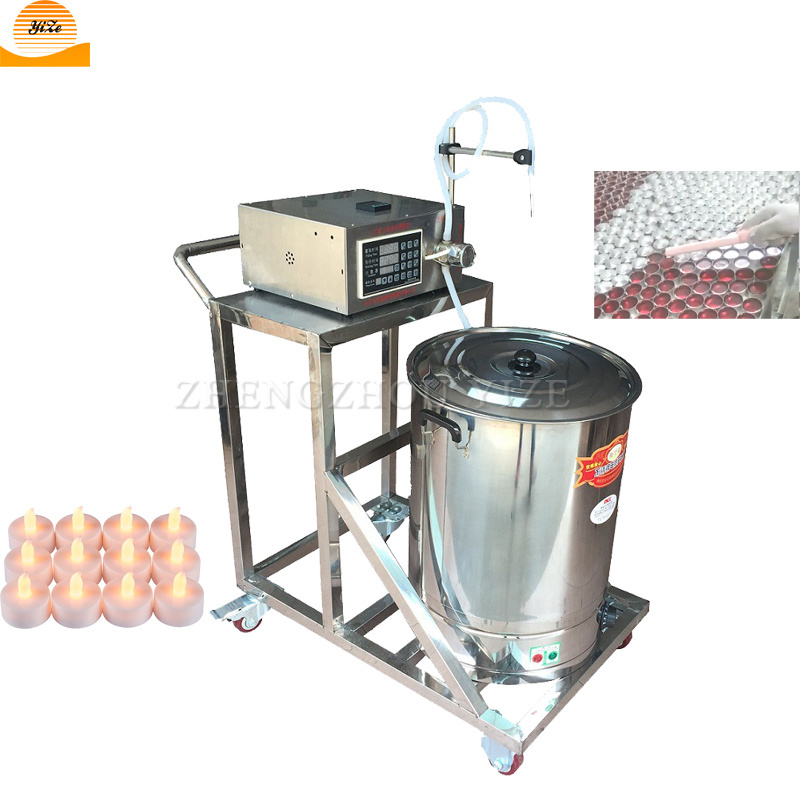 Commercial semi automatic aromatherapy hot paraffin Wax cartridge Melting Filling Cup fancy Diy Candle Filling Machine