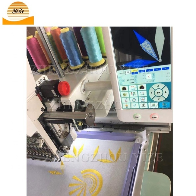 computer single head embroidery sewing machine hat embroidery making machine price