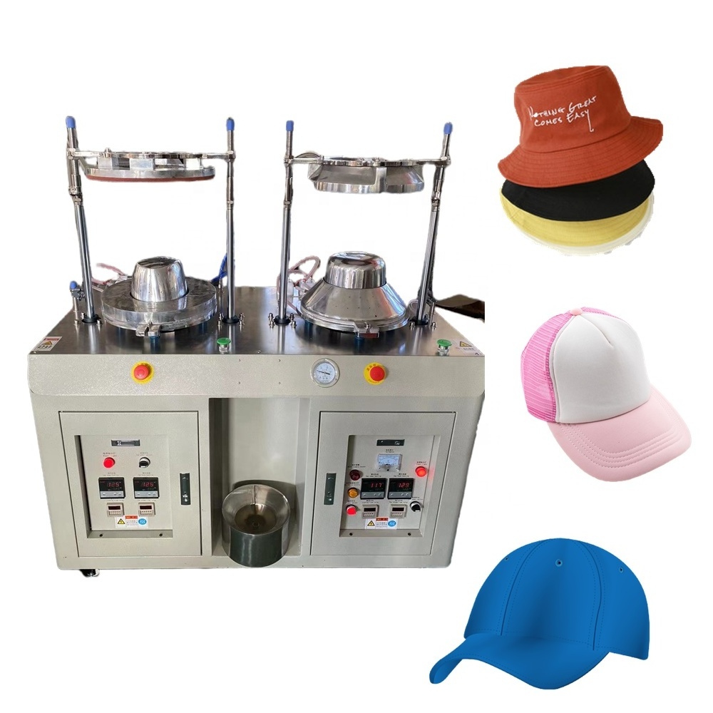 cap ironing machine single/double head mould automatic baseball cap making machine headwear facilities cap ironing machine