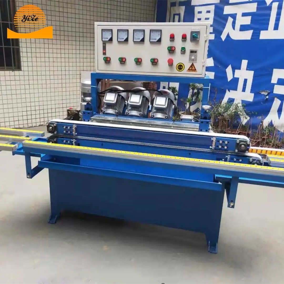 CNC Glass Grinder Edging Polishing Milling Machine Car aquarium glass processing Tile glass double beveling edging machine