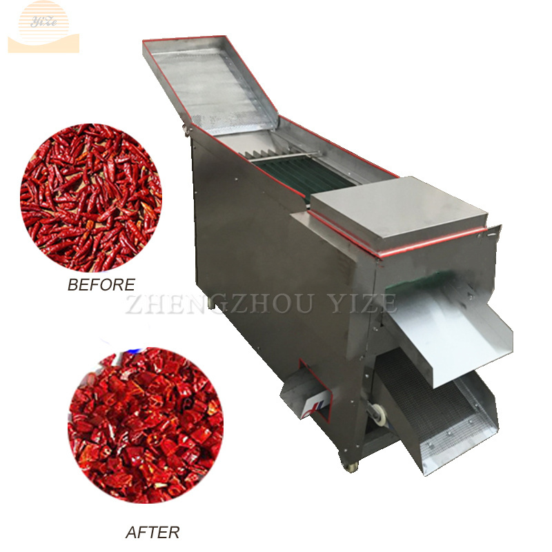 Simple and convenient chili stem tip pepper cutting and removing machine pepper chilli drying pepper ring cutter slicer machine