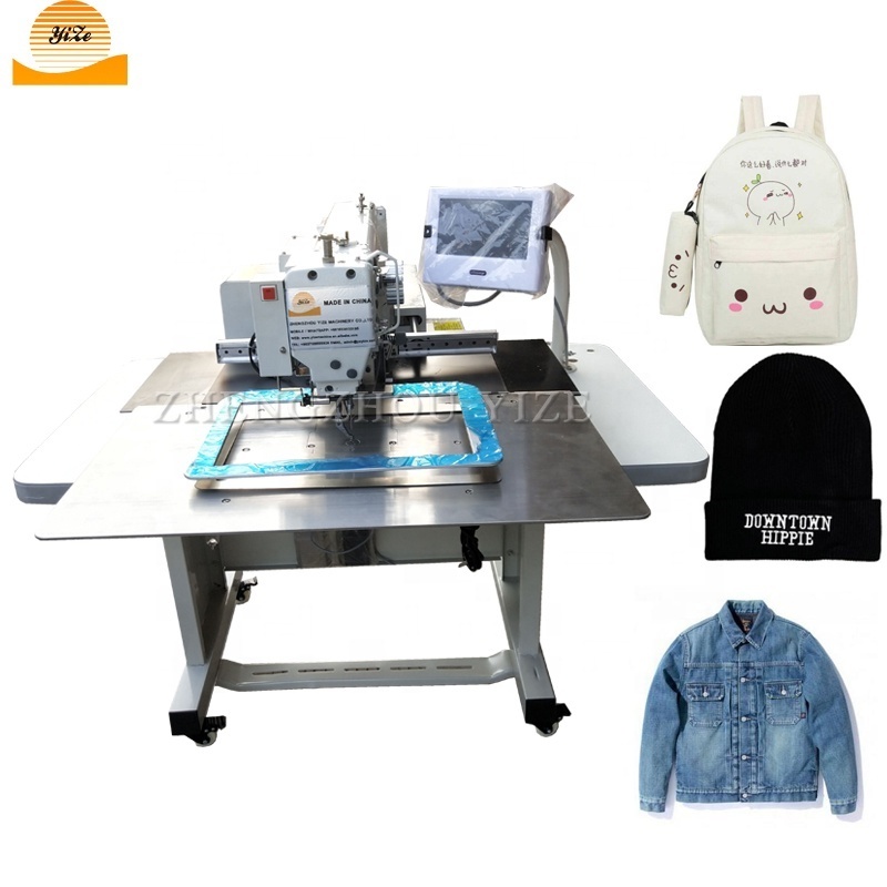 industrial electronic programmable computer pattern sewing machine for shoe bags clothes pattern making machine