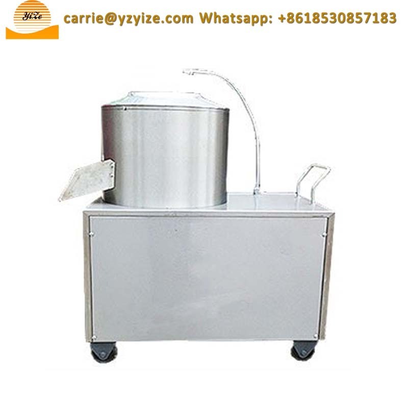 Automatic Sweet Potato Peeling Machine Peeler Industrial Potato Peeler and Chipping Machine For Restaurant Slicer