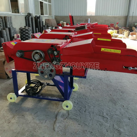 Electric Diesel Gasoline Farm Grass Hay Straw Animal Feed Crushing Progressing Crusher Chaff Cutter Cutting Machine Parts  Price