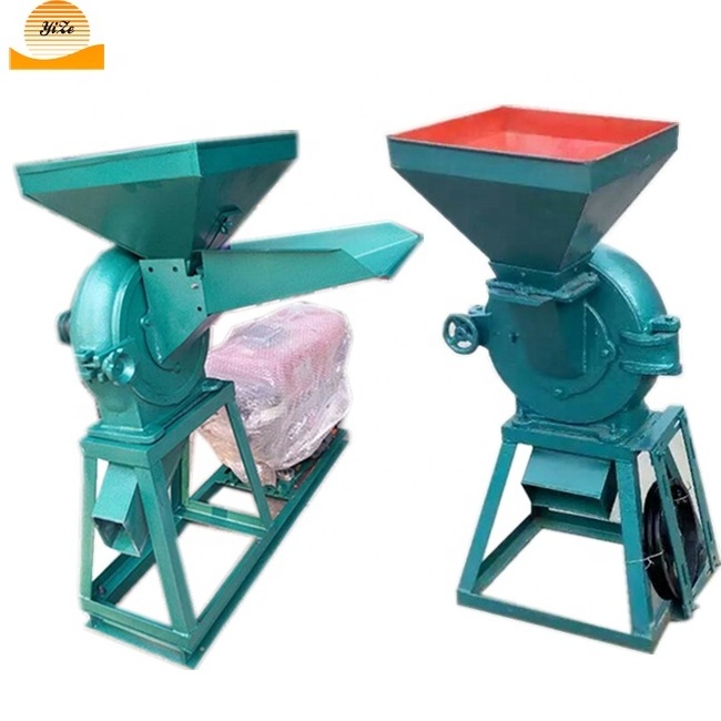 Multi - function self-suction corn crusher machine automatic small electric corn feed mill grinder for sale