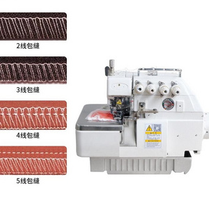 Automatic T-shirt Carpet Jack Collar Overlock Sewing Machine for Direct Drive Mini Overlock Industrial Sewing Machine for Sale