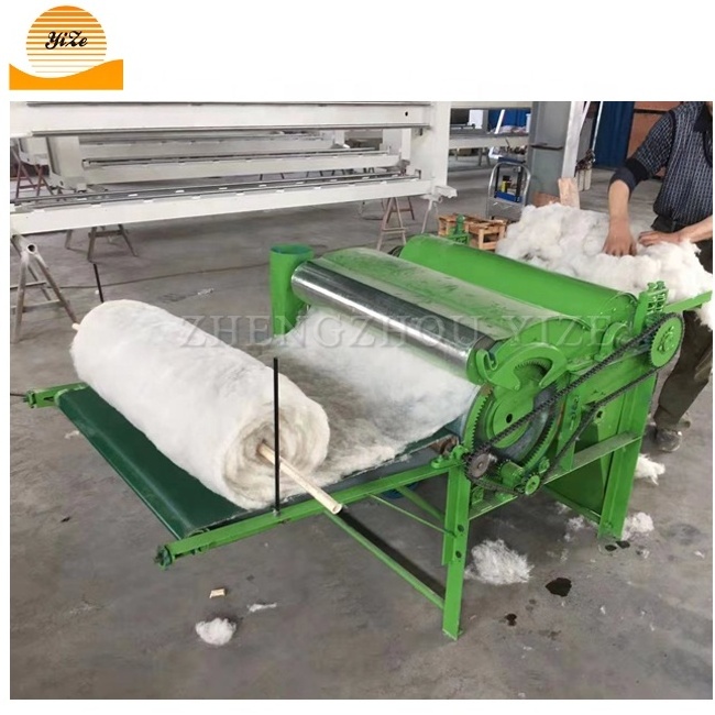 Polyester fiber cotton opening machine textile fabric waste recycling opener machine