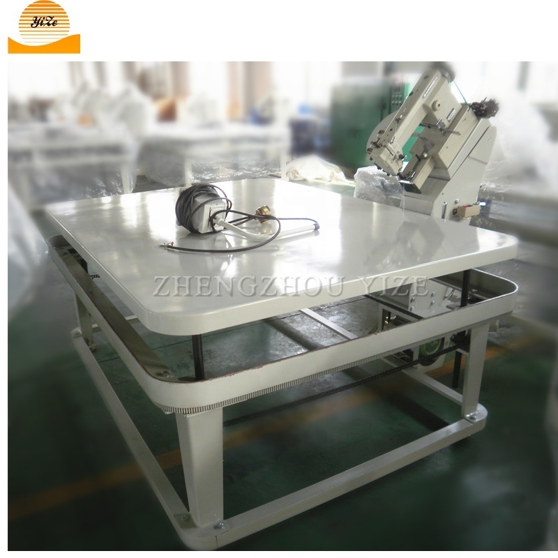 automatic singer chain stitch brand head mattress tape edge closing sewing machine mattress overlock edging machine