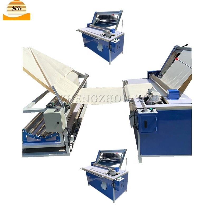 leather edge folding machine fabric folding and sewing stitching machine