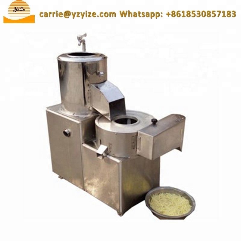 Stainless Steel Potato Washing And Peeling Machine Potato Peeler And Slicer Machine