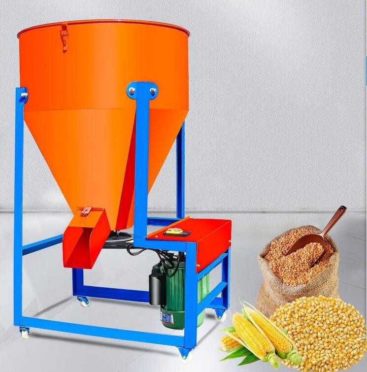 Spiral Mushroom Substrate Material Mixer Machine For Wet Dry Powder Soap Mixers Mixed Spices Animal Feed and Seed Mixing Machine