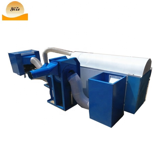 Automatic cotton waste recycling filling pillow stuffing machine cotton opener polyester ball pearl fiber opening machine