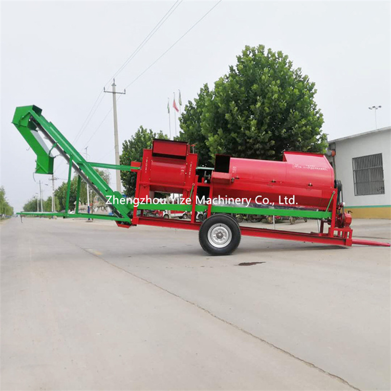 Wholesale Peanut Combine Harvester Groundnut Picking Harvesting Peanut Picker Machine with Wheel Groundnut Picker