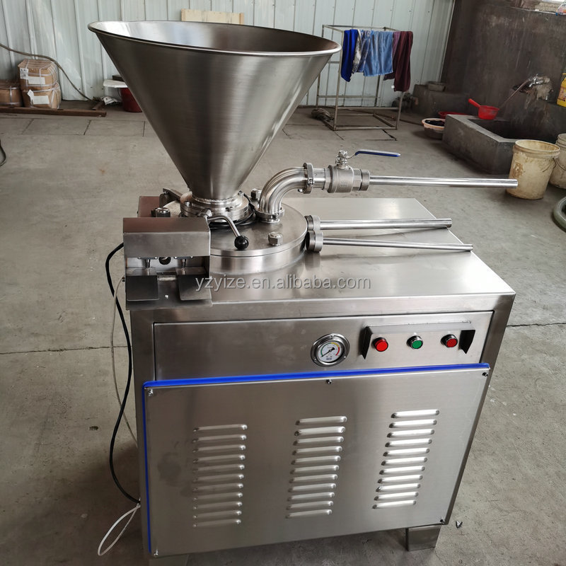 sausage stuffer automatic meat processing machinery small horizontal pneumatic sausage stuffer electric