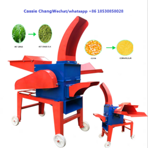 Electric Diesel Gasoline Farm Grass Hay Straw Animal Feed Crushing Progressing Crusher Chaff Cutter Cutting Machine Parts  Price