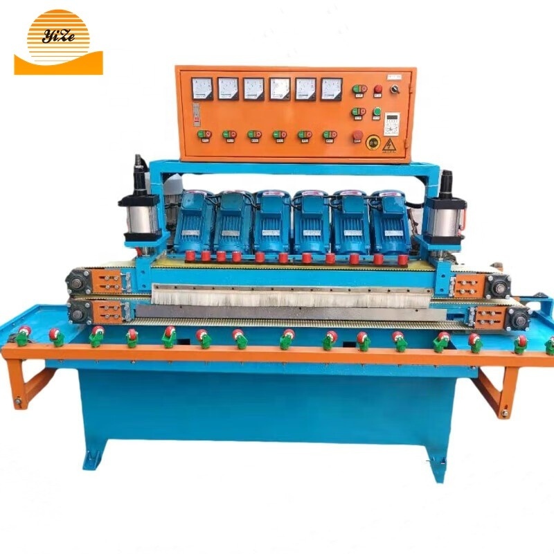 glass round double beveling edging machine CNC Tile processing Aquarium hollow glass edger multi-stage edging machine