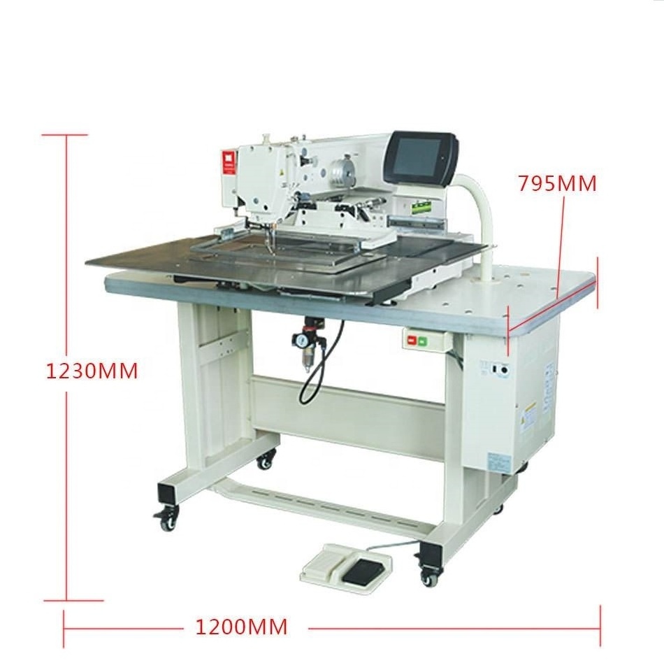 Automatic Pattern Leather Bag Clothes Webbing Industrial Sewing Machine For Plastic Price In Pakistan