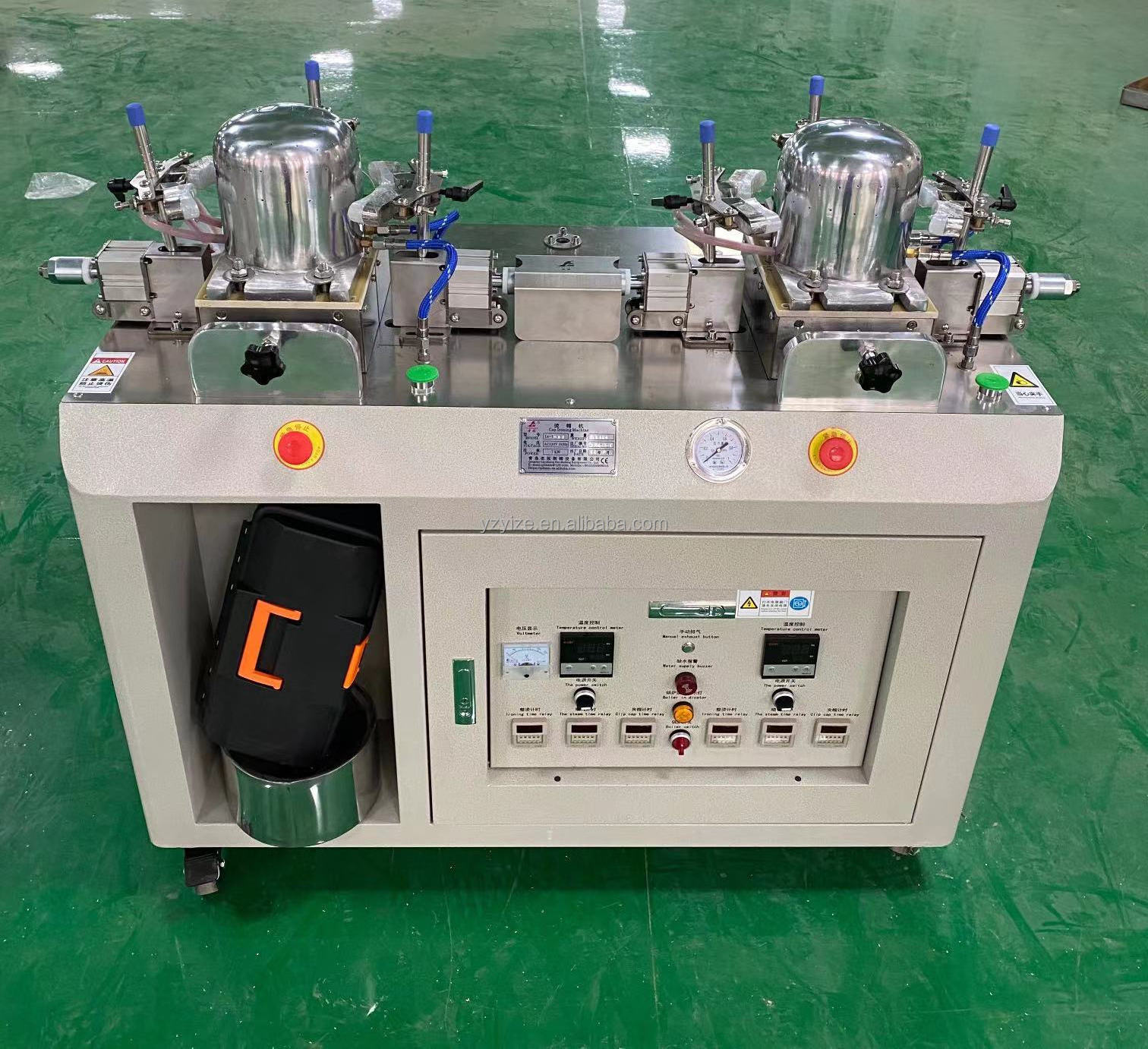 cap ironing machine single/double head mould automatic baseball cap making machine headwear facilities cap ironing machine