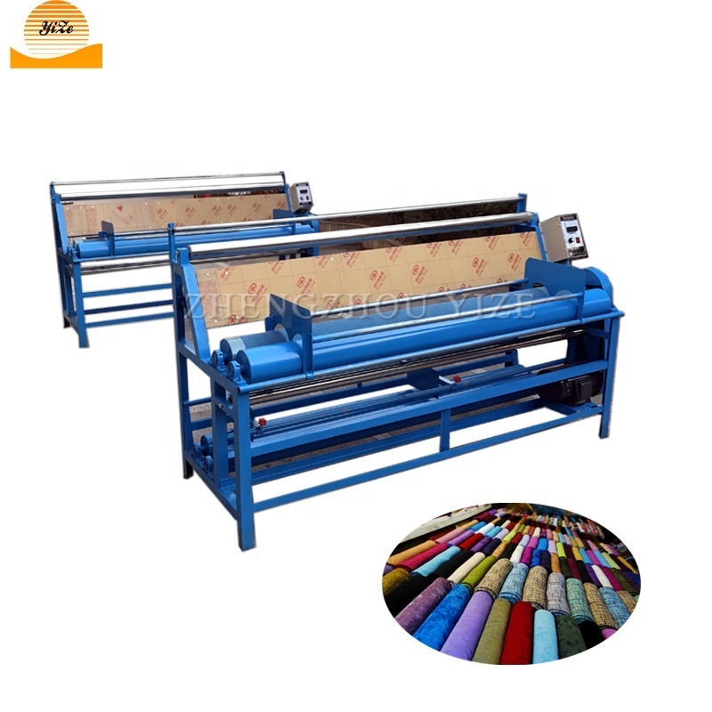 Cloth rolling machine fabric rewinder inspection textile rewinding machine