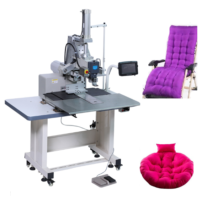 Computerized Pillow Making Machine Automatic Car Sofa Seat Cushions Pillow Case Tacking Stitching Lift Head Sewing Machine