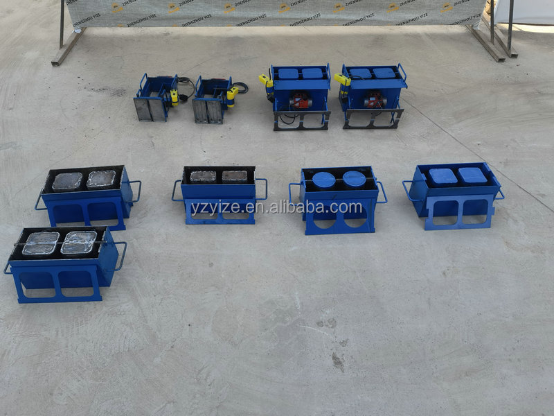 Small silicon paving wall clay brick mold decorative cement paving brick motor mold earth concrete bricks machine molds