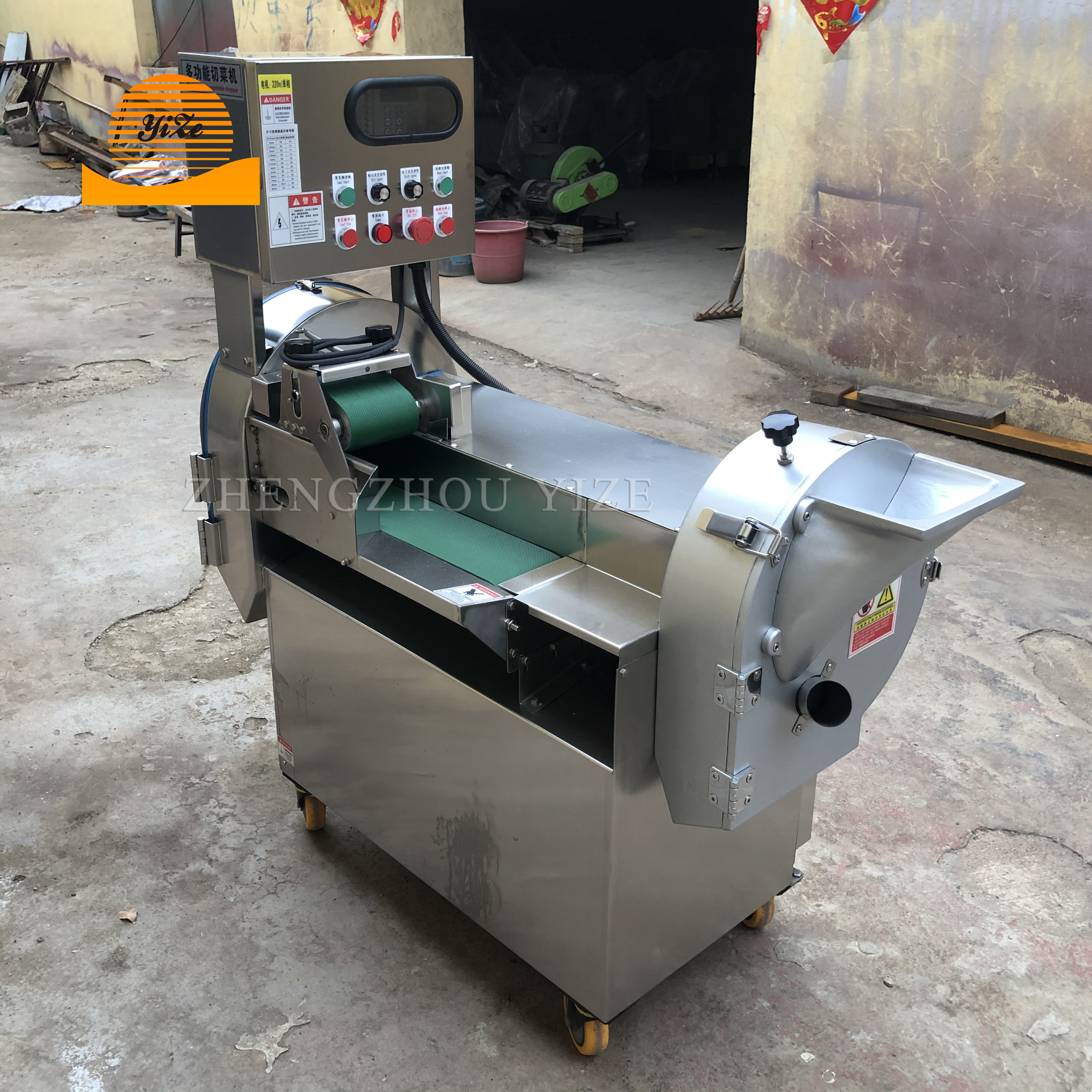 Fruit And Vegetable Cut Half Machine Potato Cube Shred Cabbage/Pepper Cutter China Multifunctional Vegetable Cutter Machine