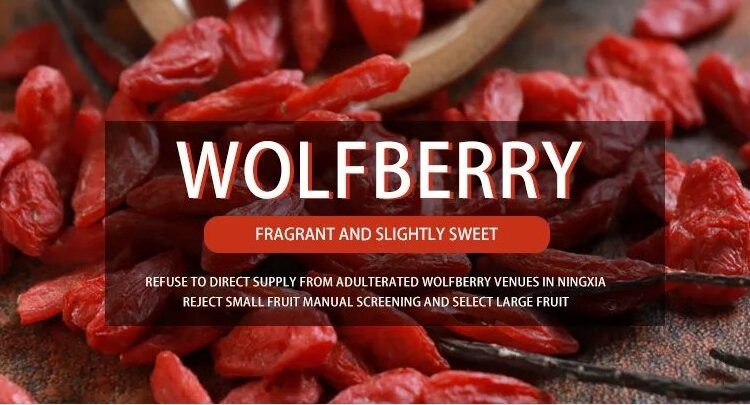 Factory Manufacture Goji Berry High Quality Natural Berries Dried Goji Berry