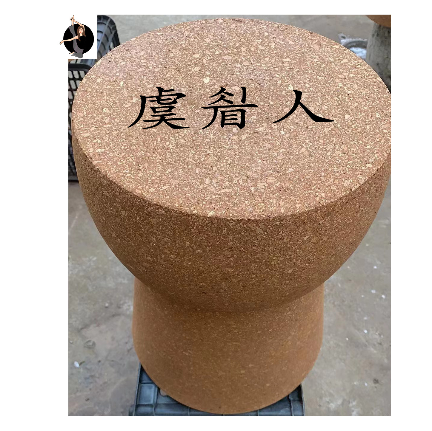 Fitness sports high quality Custom logo wholesale natural cork squat wedge yoga blocks bricks