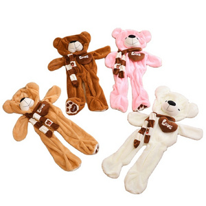 Whole Sale Hot Sale High Quality Plush Giant Teddy Bear Skin Custom Big Teddy Bear Skin with Zipper