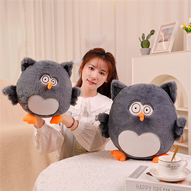 Custom Doll Anime Mascot Owl Plush Toys Stuffed Animals Cushion Pillow with Blanket