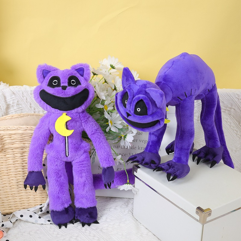 Purple cat plush toy best sale