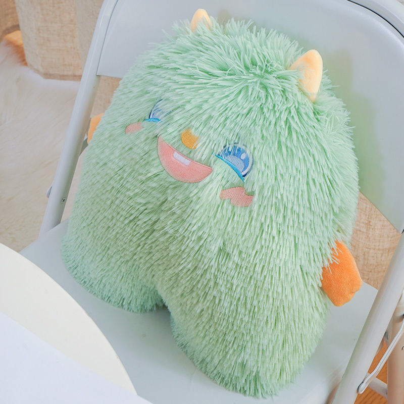 New design fluffy Plush cute little monster animal plush toy pillow custom cartoon duck Unicorn Little Monster Plush Toy mascot