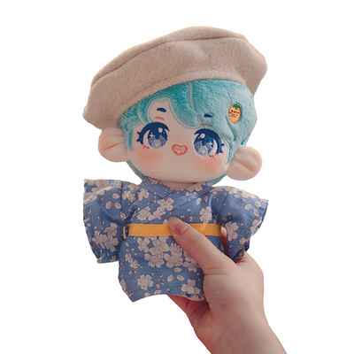 Anime Style Idol Dolls Stuffed Cute Toys Made in China Factory Made Kpop Dolls and Japanese Style Cartoon Clothes Custom Plush