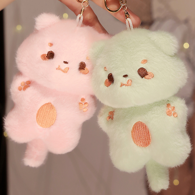 Stuffed Animal Plush Toy Keychain Pendant Cartoon Cute Cat Plush Keychain