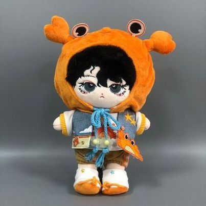 Custom Low Moq High Quality 20cm Kpop Idol Dolls Design Plushie Kawaii Character Stuffed Plush Doll