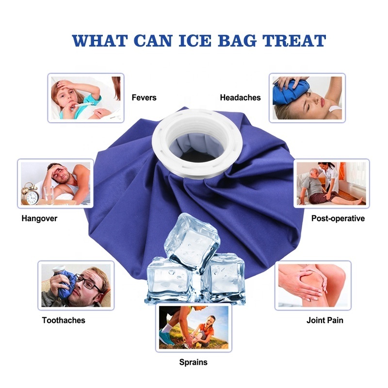 customized medical knee ice pack hot and cold reusable ice bag with strap for injury pain relief