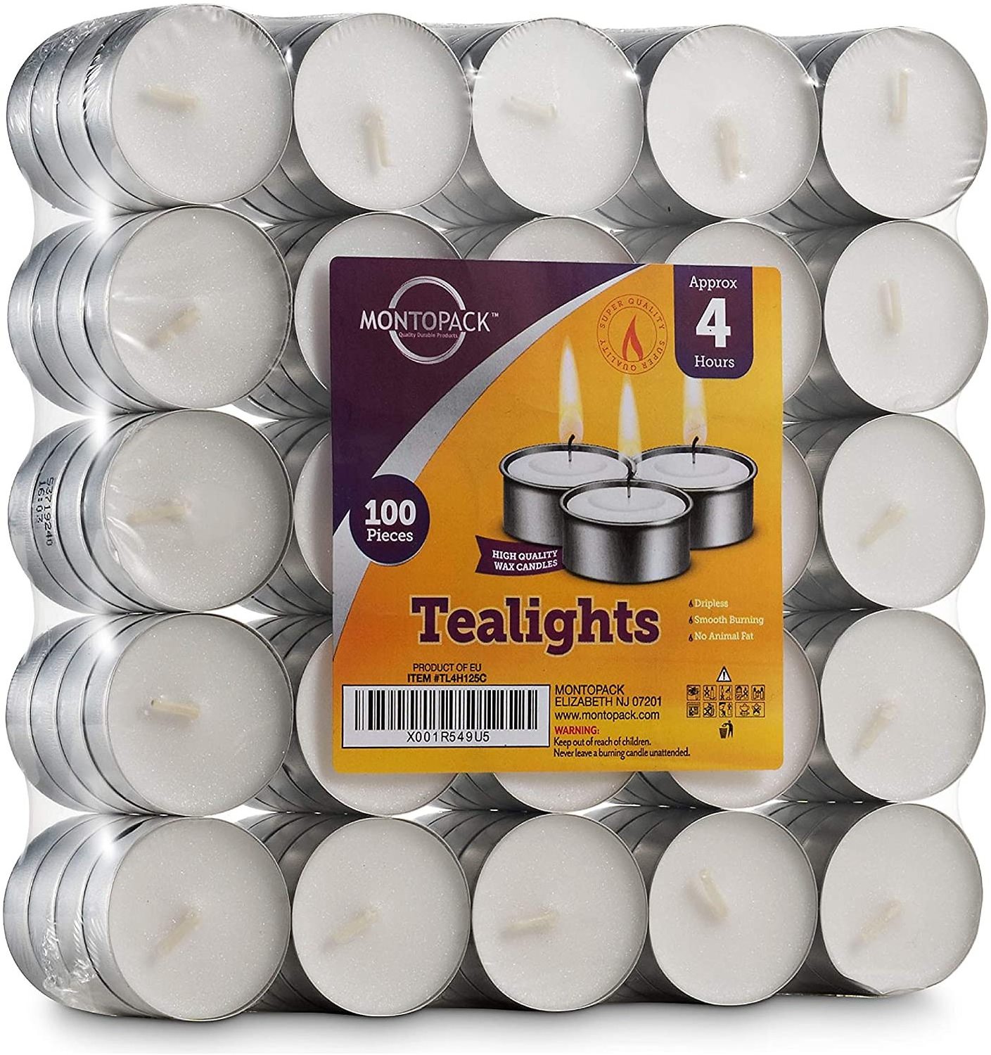 China factory cheap price white non scented 4 hrs burning tealight natural soy wax candles