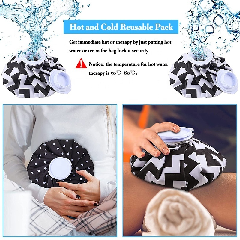 tpu reusable medical ice bags for injuries leak proof first aid insulated hot water bag or cold compress treatment for sports