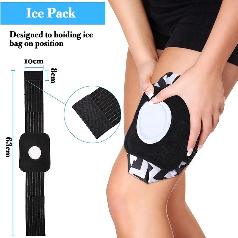 tpu reusable medical ice bags for injuries leak proof first aid insulated hot water bag or cold compress treatment for sports