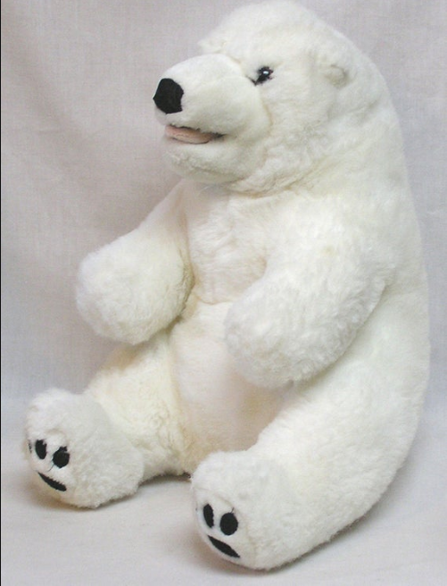 Promotion High Quality hot sale various design polar bear plush toy free sample stuffed realistic plush polar bear with scarf