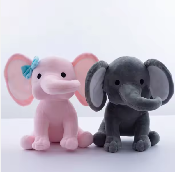 2024 Hot Selling Plush Doctor Hat Elephant Doll Wholesale Graduation Day Gift Cute Doctor Hat Elephant Plush Toy Customizable