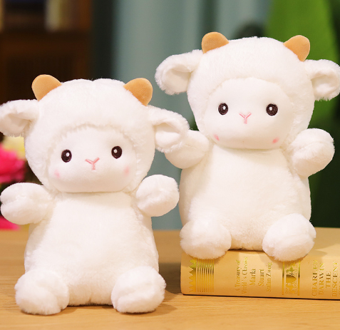 high quality plush mini animal baby doll toys soft plush sea horse/sheep/dog toys 30cm claw machine doll cute gifts for kids