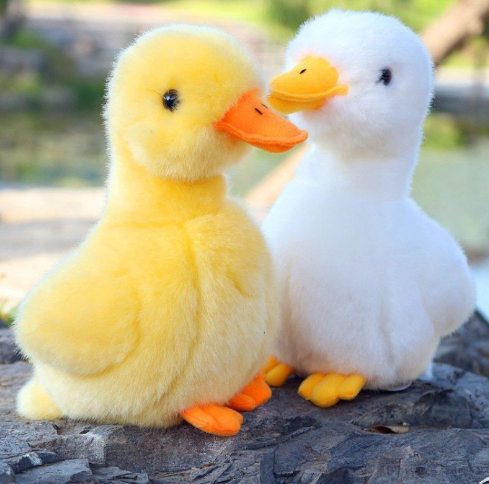 wholesale plush animal doll stuffed yellow duck toys custom plush simulation duck toys cute plush soft duck toy gifts for kids