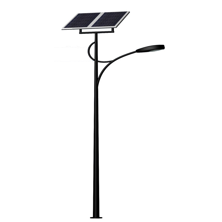 Factory Direct prices 6m hot dip galvanized street light pole with anchor bolts and flange