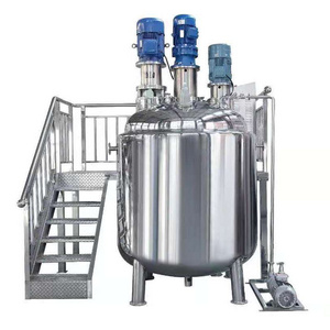 ZT Stainless Steel Emulsifying homogenizer High-shear disperser High-speed Mixer Jacketed  Mixing Machine Agitator Tank