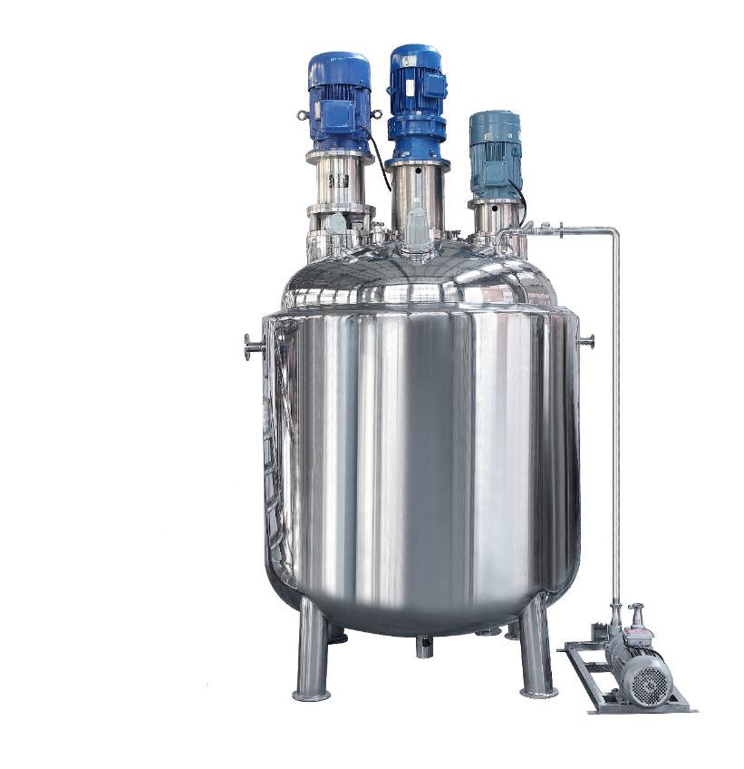 ZT Stainless Steel Emulsifying homogenizer High-shear disperser High-speed Mixer Jacketed  Mixing Machine Agitator Tank