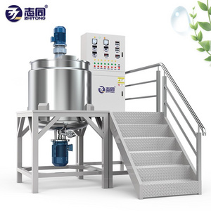 ZT-1000L Liquid Soap Homogenizer Mixer Shampoo Detergent Making Machine Hair Gel Blending Mixing Tanks Bleach Chemical Blender